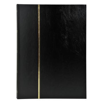 Album de timbres simili-cuir 64 pages noires - 22,5x30,5 cm