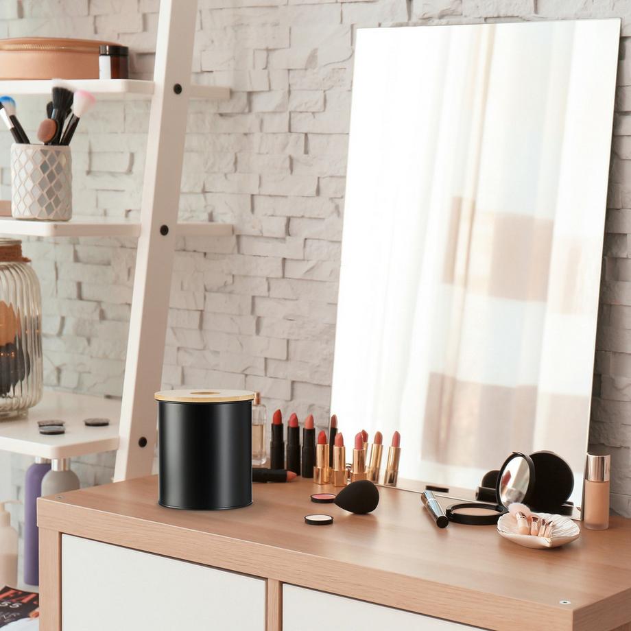 B2X Secchiello per cosmetici da 2 litri con coperchio in bambù  