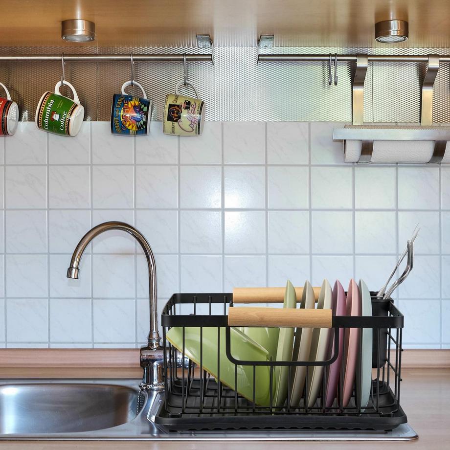 Northix Égouttoir à vaisselle avec bac d'égouttage  