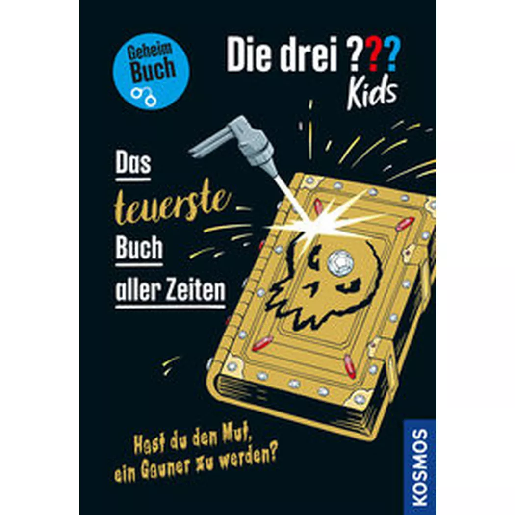 Kosmos - Die drei ??? Kids, Das teuerste Buch aller Zeiten, Blanck, Ulf; Kampmann, Stefani (Illustrationen)