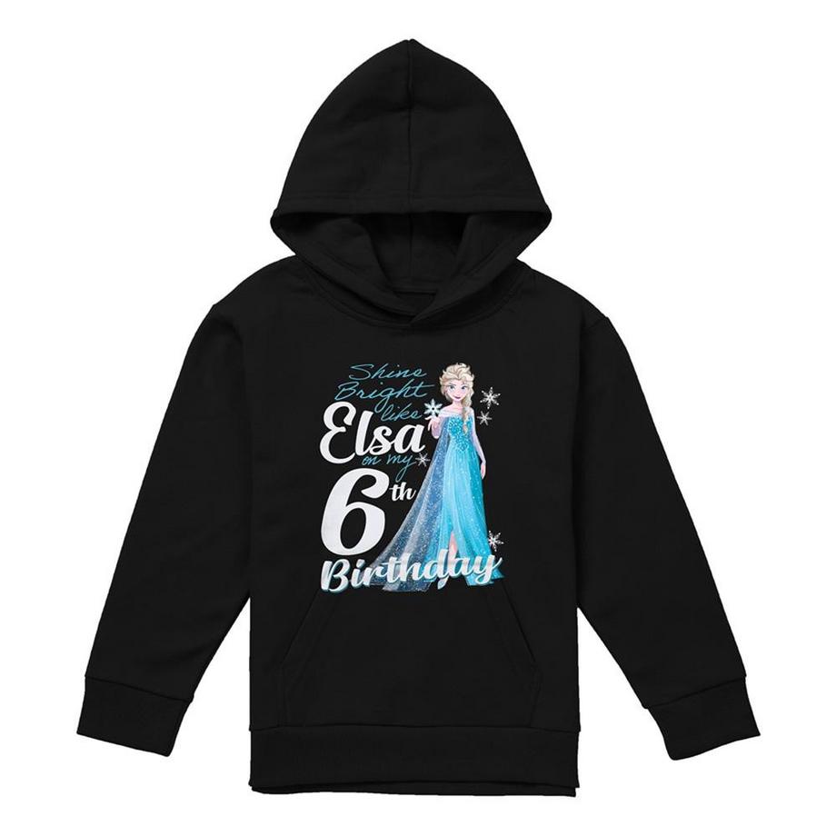 Sweat À Capuche 6ème Anniversaire Bright Like Elsa
