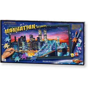 Schipper 609220369 - Malen nach Zahlen: Manhattan bei Nacht