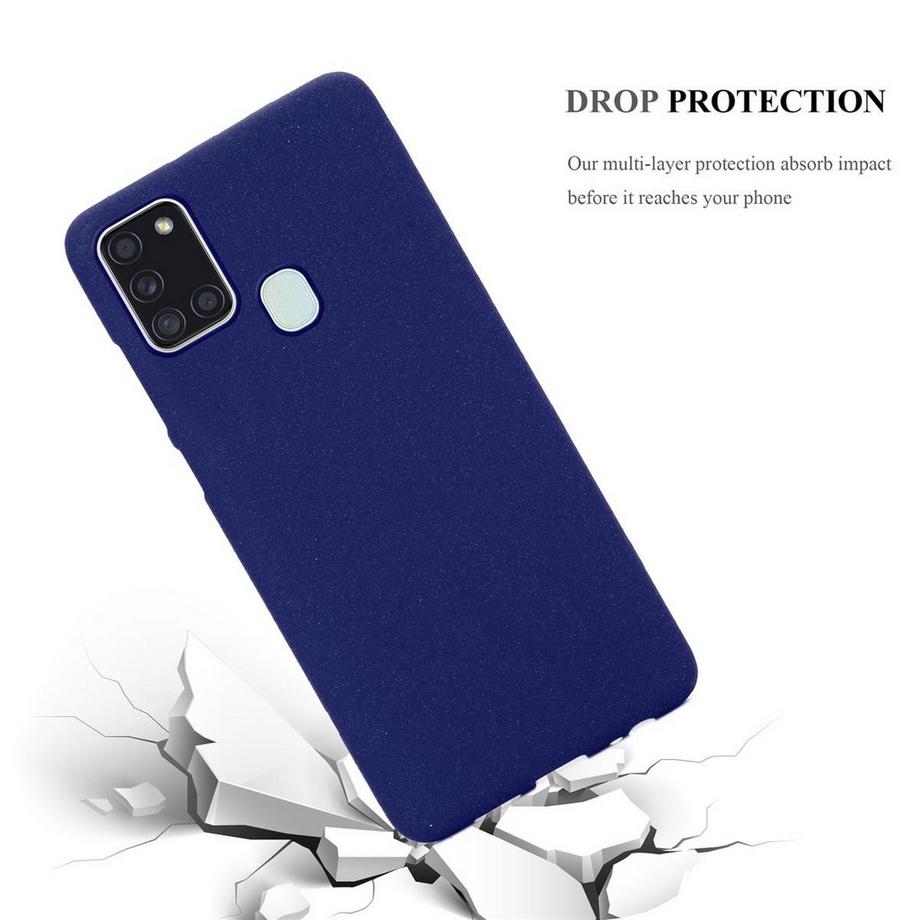 Cadorabo  Hülle für Samsung Galaxy A21s TPU Silikon Frosted 