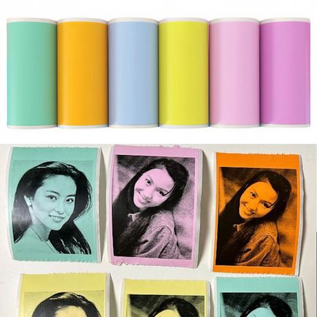 FitLife  Thermopapier klebend, 1 Rolle für Mini Drucker Tinyprint 