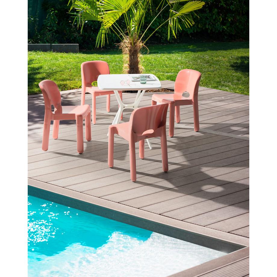 Beliani Gartenstuhl 4er Set aus Polypropylen  BETIM  