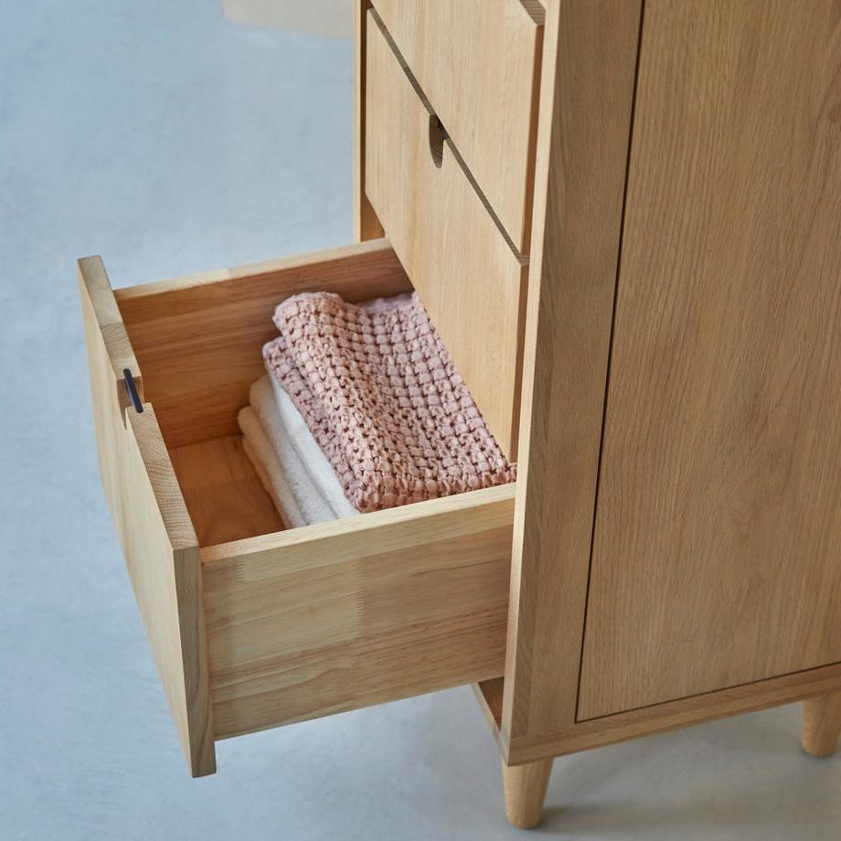 Tikamoon Colonne en chêne massif Jonàk  