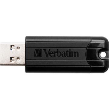 Verbatim PinStripe 3.0 - Memoria USB 3.0 da 256GB  - Nero