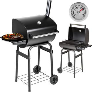 Tectake barbecue a carbonella in metallo verniciato a polvere  