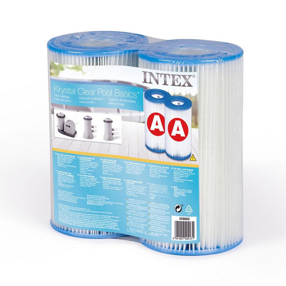 Intex  Filterfilter Typ A – für die Schwimmbadpumpe – 2 Stück Intex 29000 