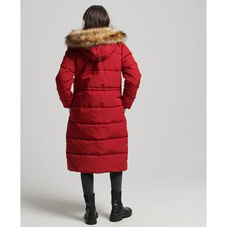 Superdry Everest Doudoune Longue Bordée de Fausse Fourrure  