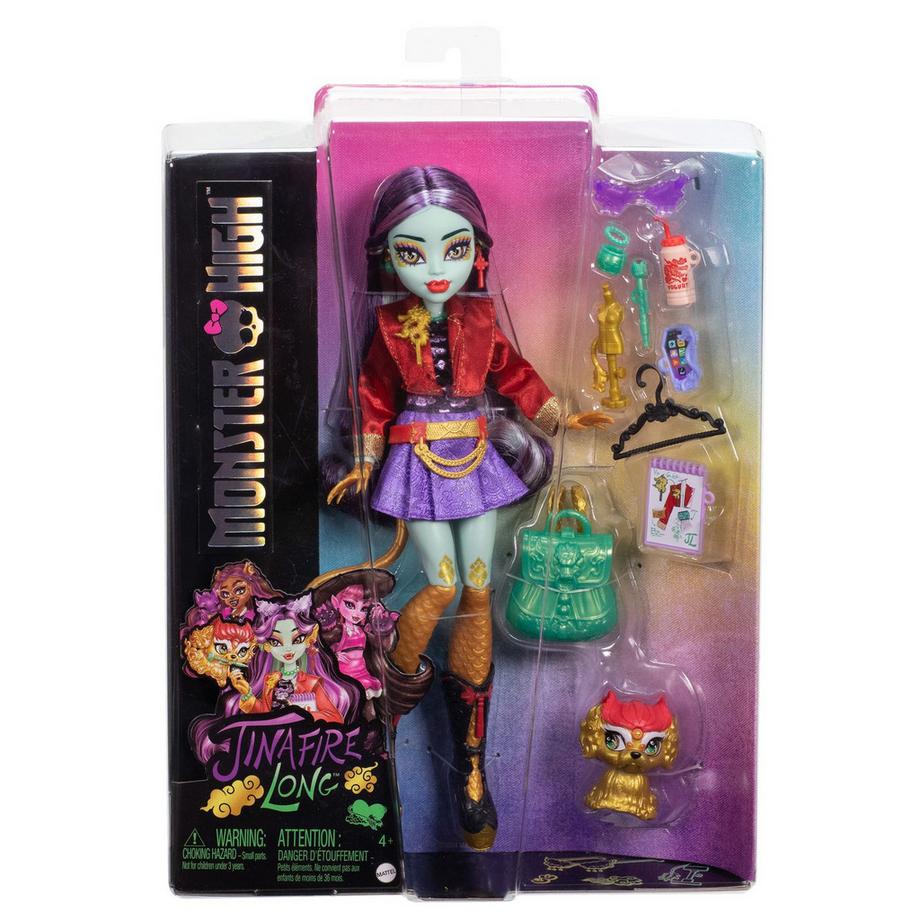 Mattel  Monster High Puppe Jinafire Long 
