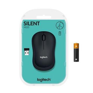 Logitech  Logitech M220 Silent Mouse wireless Senza fili (radio) Ottico Nero 3 Tasti 1000 dpi 
