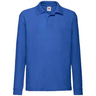 Fruit of the Loom  Langarm Pique Polo Shirt 