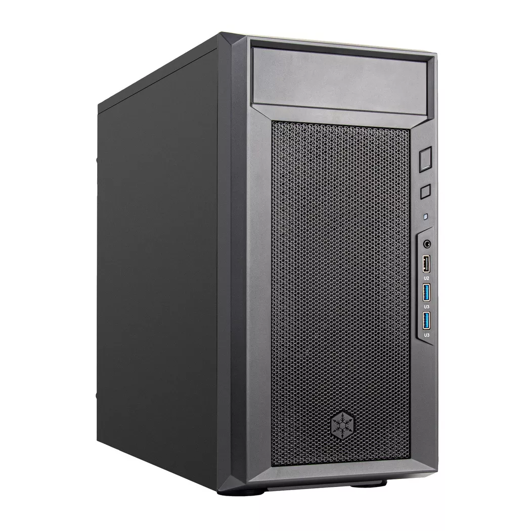 SilverStone – PC-Gehäuse FARA, Schwarz