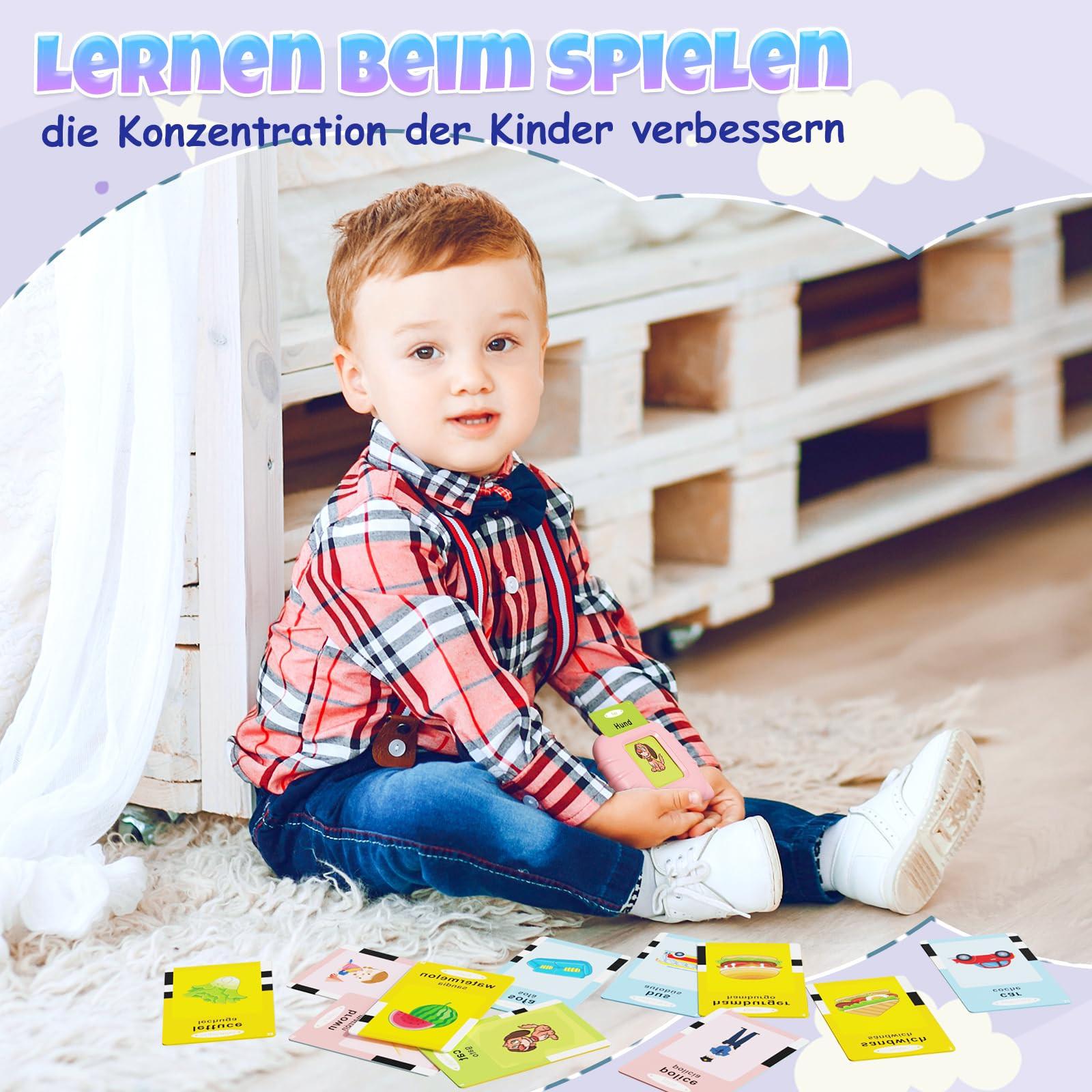 Activity-board  Speaking flashcards German,194 feuilles de flashcards 388 mots pour apprendre l'allemand 