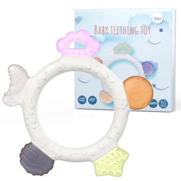 Beißring für Babys, BPA-freie Beißhilfe Baby