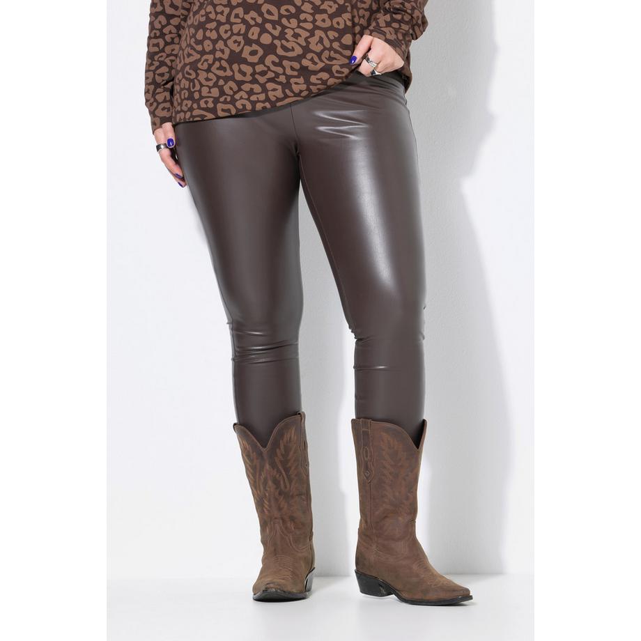 Studio Untold Beschichtete Leggings Elastikbund  