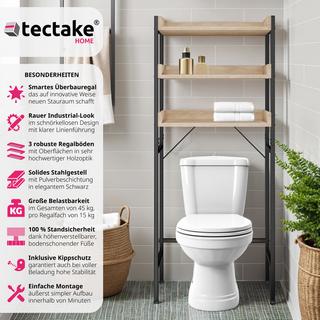 Tectake Étagère de salle de bain Seattle  