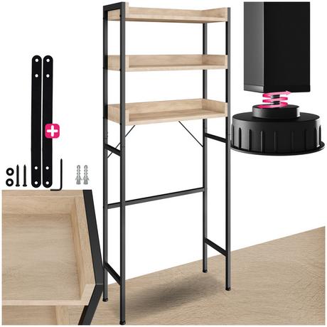 Tectake Badezimmerregal Seattle  