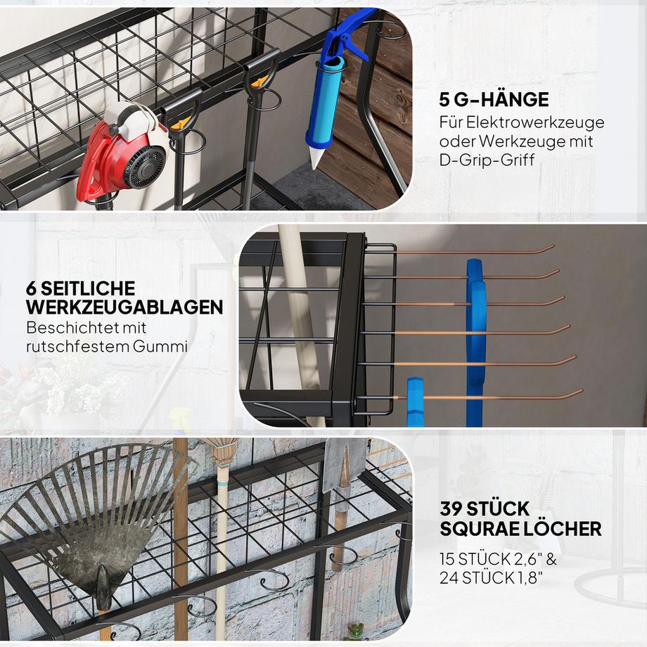 Outsunny Gartenwerkzeugständer  