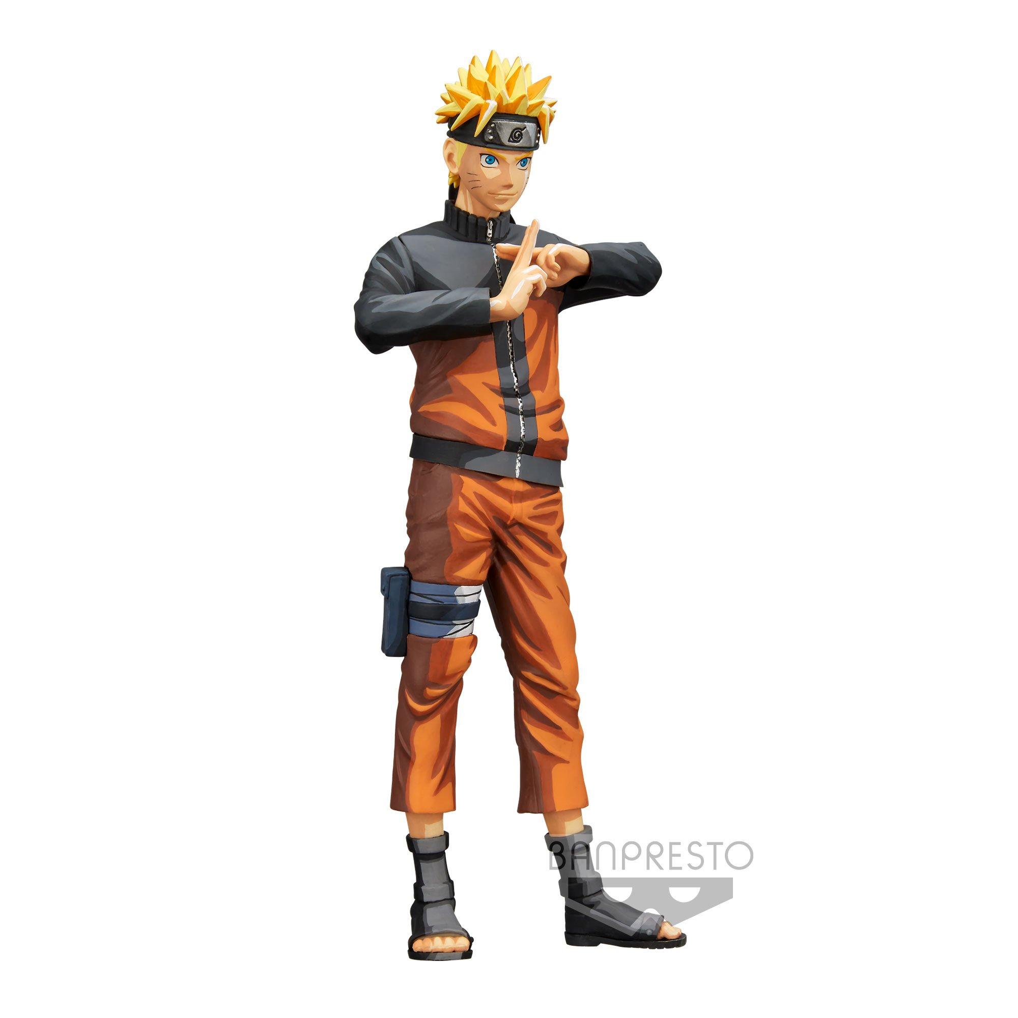 Banpresto  18406 - NARUTO SHIPPUDEN - GRANDISTA NERO - UZUMAKI NARUTO MANGA DIMENSION - BANPRESTO FIGURE 15CM 