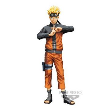 18406 - NARUTO SHIPPUDEN - GRANDISTA NERO - UZUMAKI NARUTO MANGA DIMENSION - BANPRESTO FIGURE 15CM