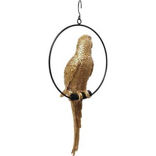 KARE Design Objet décoratif Swinging Parrot Gold  