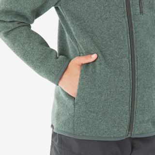 QUECHUA Kinder warme Wander Fleecejacke  