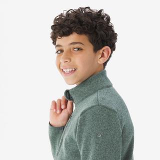 QUECHUA Kinder warme Wander Fleecejacke  
