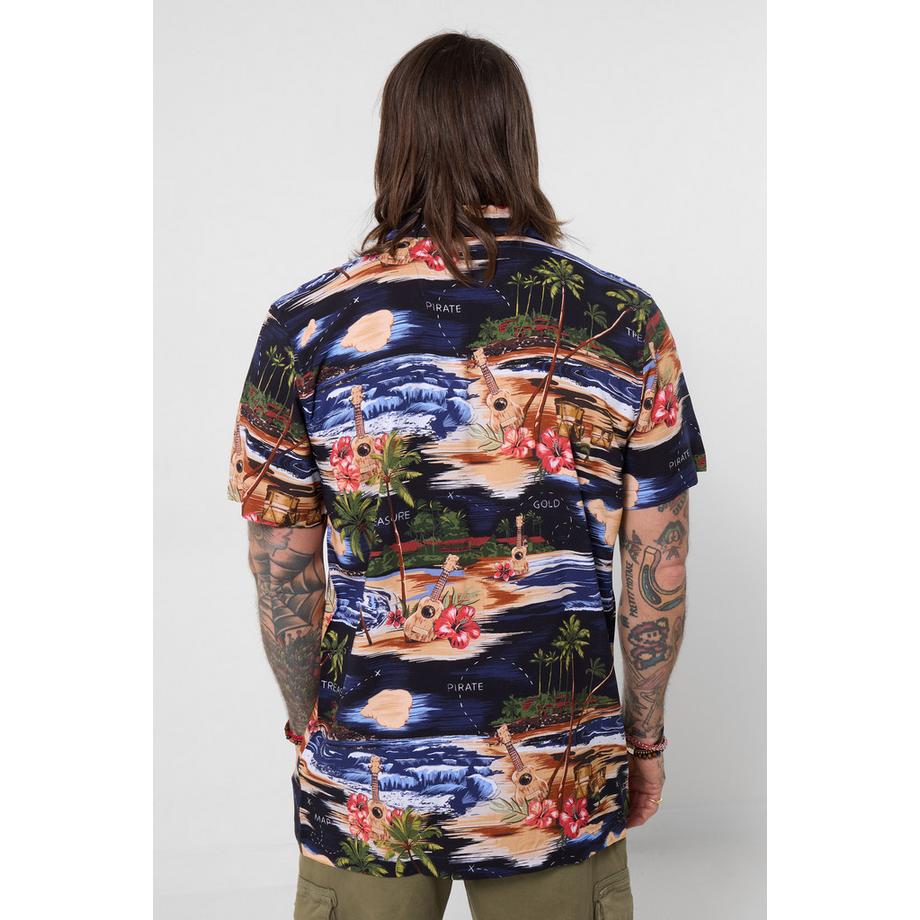 Joe Browns Camicia Stampa Isola con Collo Aperto  