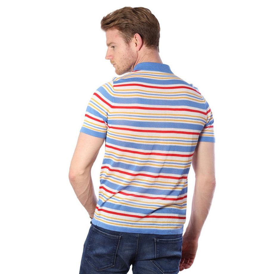Bellemere New York Fantasy Stripe Tencel Polo  