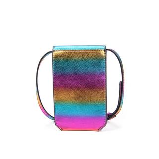 Kate Lee  Pochette téléphone en cuir Emelyne multicolore 