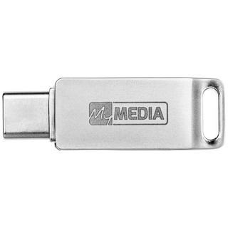 MyMedia  My Dual USB 3.2 Gen 1 /USB C Drive 128GB USB-Stick 128 GB Silber  USB 3.2 Gen 1 (USB 3.0), USB-C® 