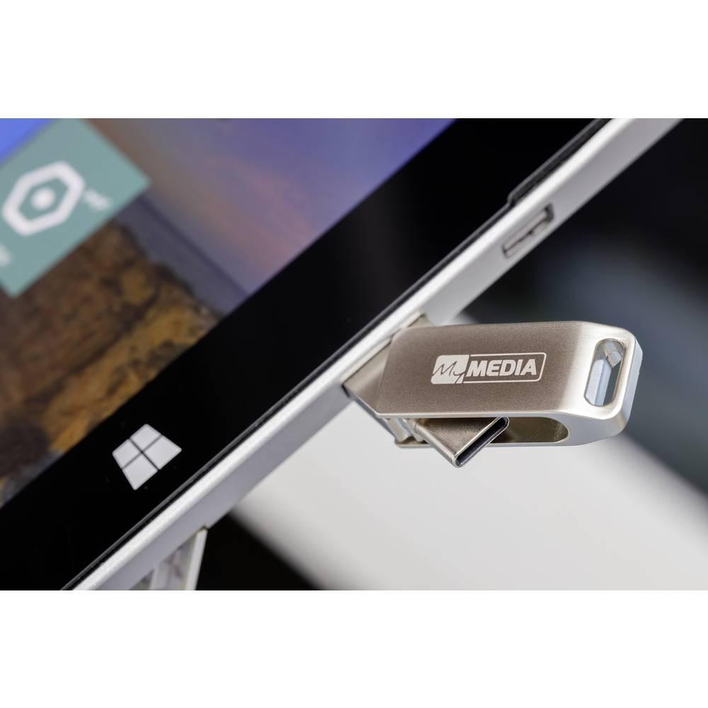 MyMedia  MyDual - 128 GB - USB Type-A USB-C - 3.2 Gen 1 (3.1 Gen 1) - Drehring 