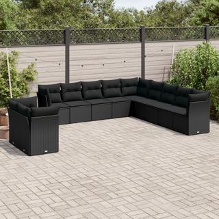 VidaXL set divano da giardino Polirattan  