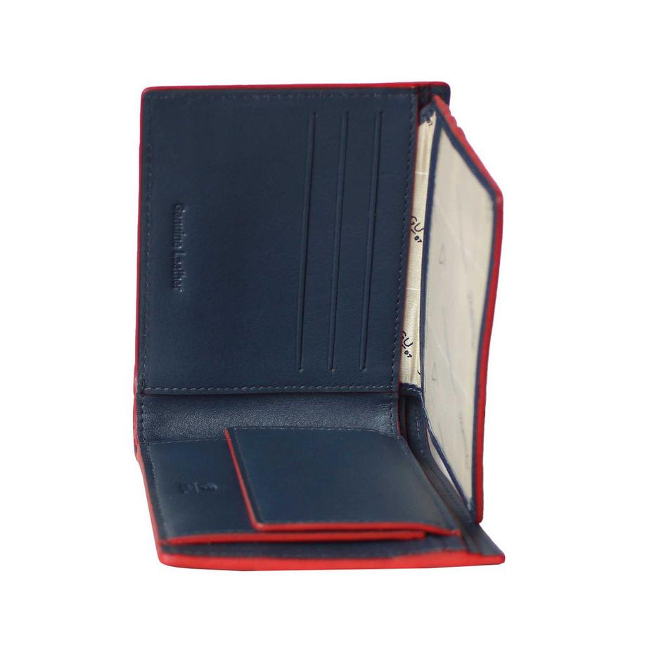 VARGU KON 1-M Portefeuille en Cuir Véritable  