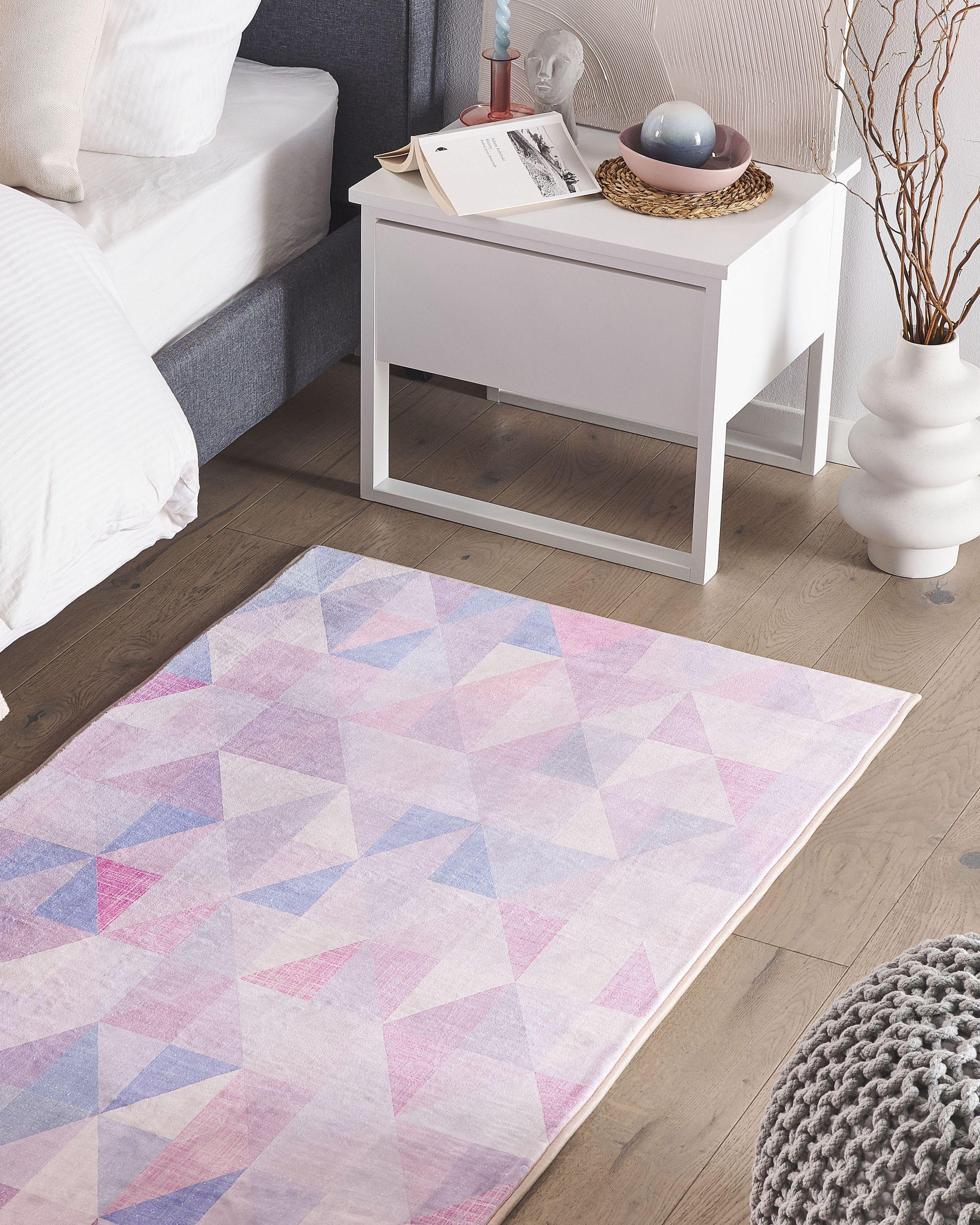 Beliani Tapis en Polyester Moderne KARTEPE  