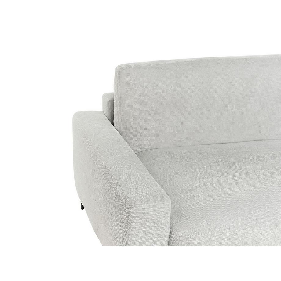 Beliani Canapé d'angle côté droit en Tissu chenille Minimaliste MALOY  