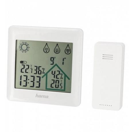 hama Wetterstation "Action", Weiss  