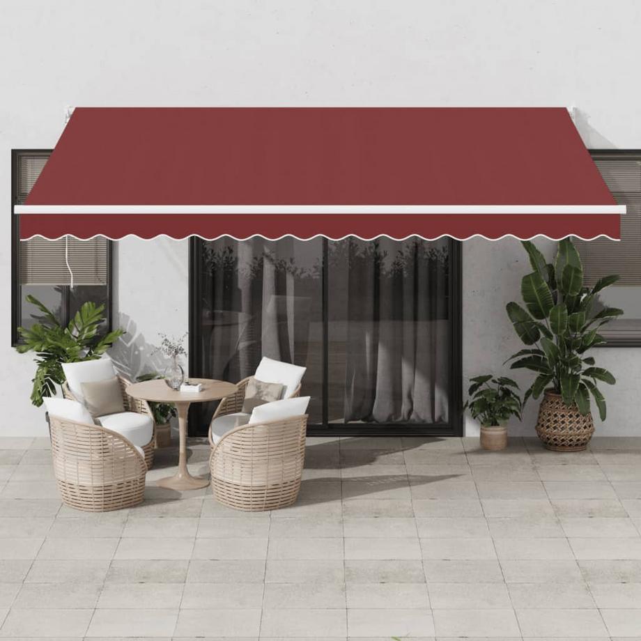 VidaXL Einziehbare markise aluminium  
