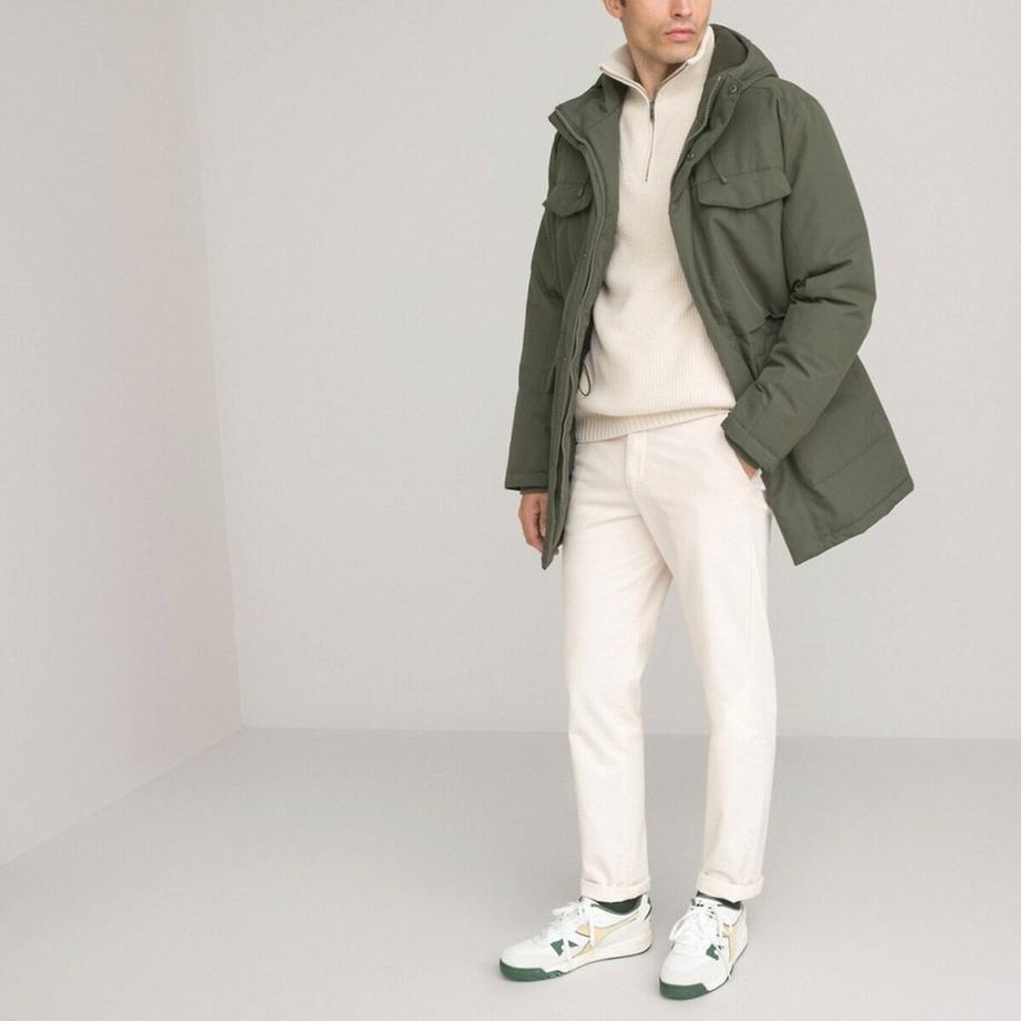 La Redoute Collections Maglione caldo in maglia con mezza zip  