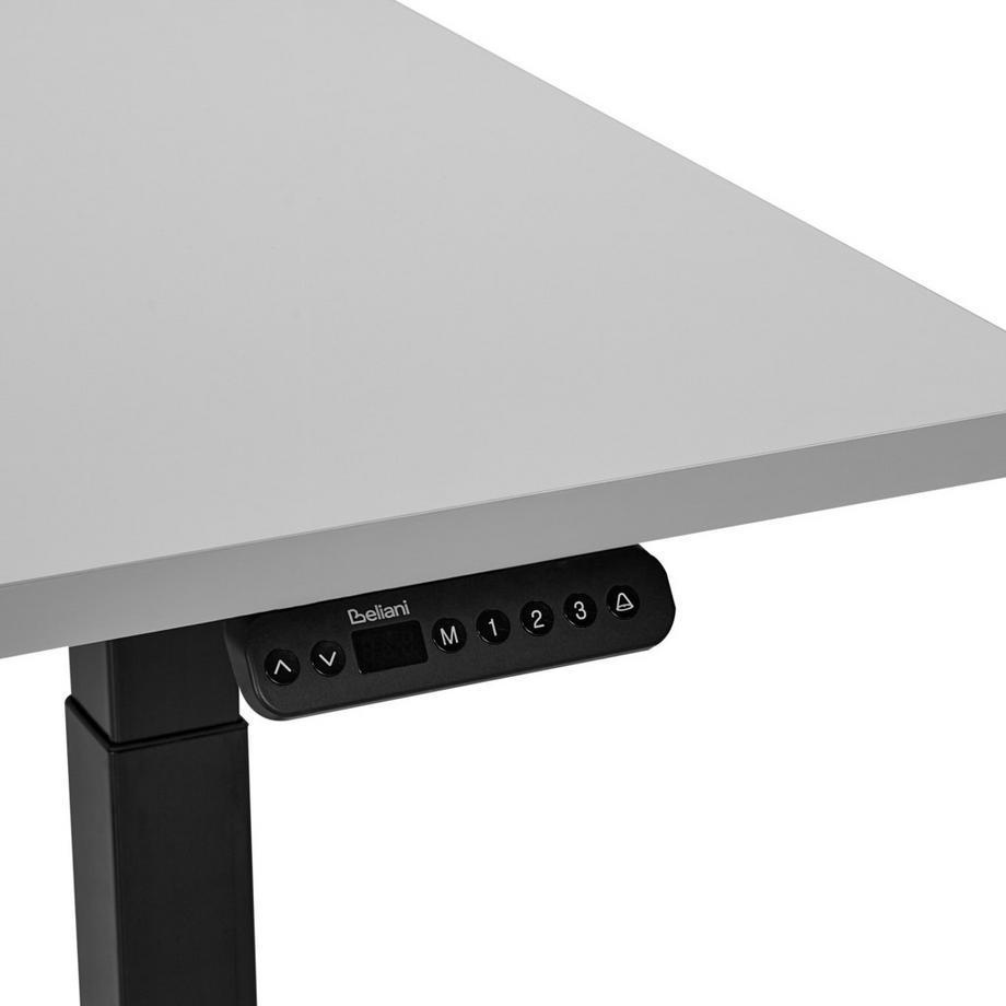 Beliani Bureau réglable en hauteur électriquement en Panneau de particules de bois  DESTINES  