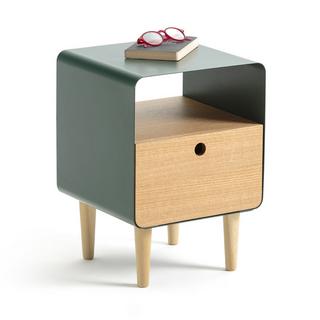 La Redoute Intérieurs Nachttisch mit Eschenfurnier und Stahlmetall  