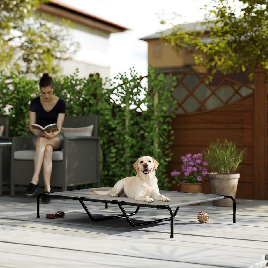 PawHut  Lit surélevé pour chien 