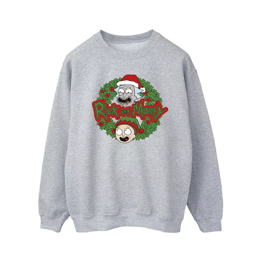 Rick And Morty - Sweatshirt, für Herren, Grau, Größe XL