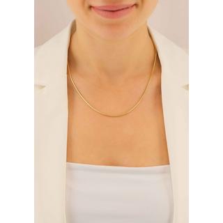 MUAU Schmuck  Collier Schlange Gelbgold 750, 1.6mm, 42cm 