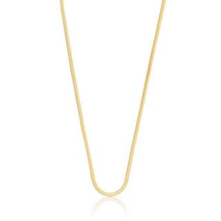 MUAU Schmuck  Collier Schlange Gelbgold 750, 1.6mm, 42cm 
