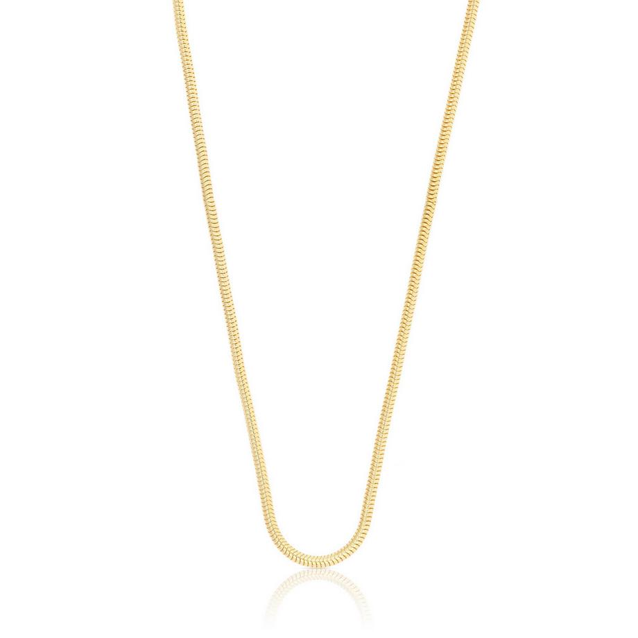 Collier Schlange Gelbgold 750, 1.6mm, 42cm