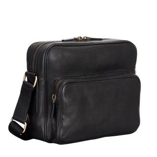 Maxwell Scott  SantinoM - weiche  Leder Messenger Tasche 