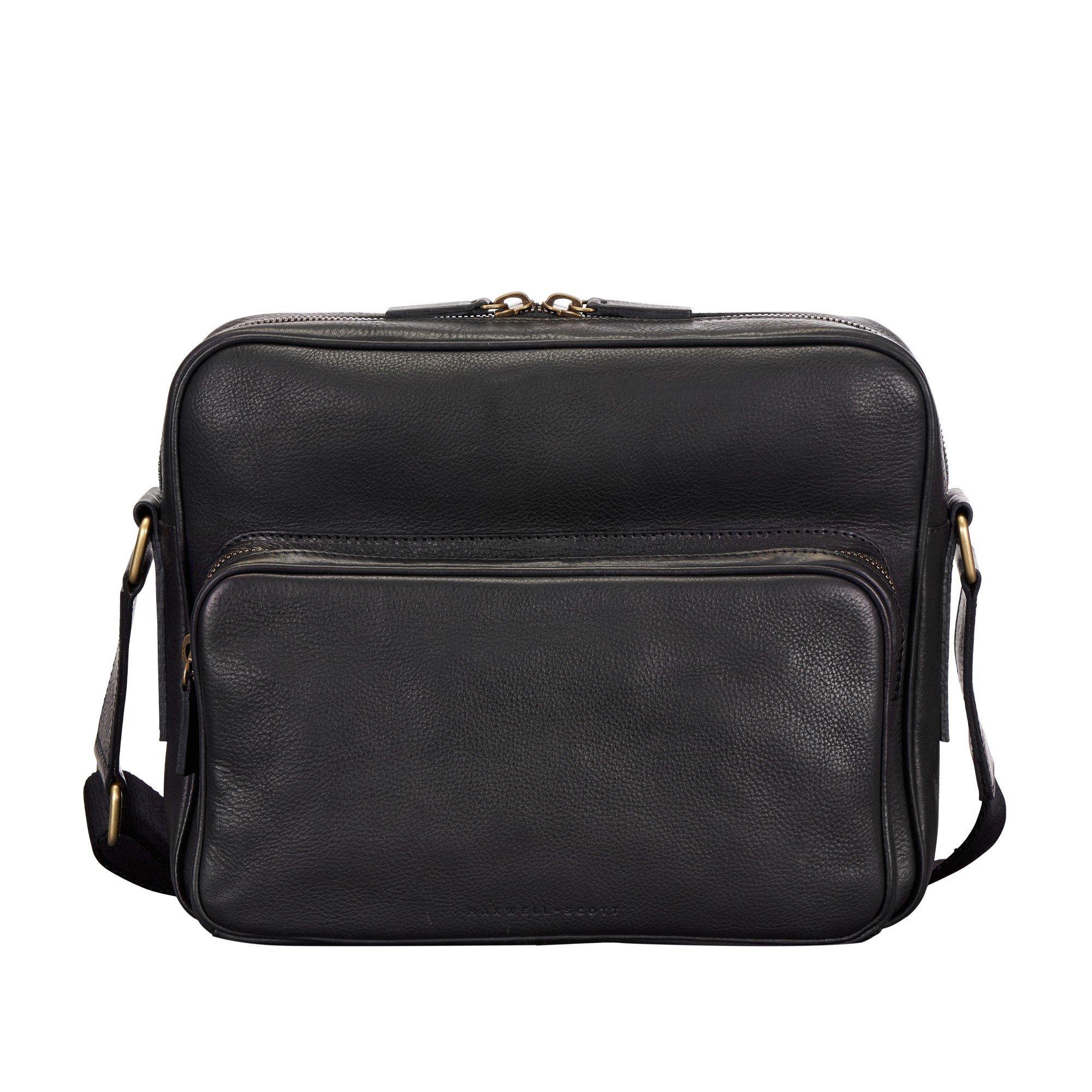 Maxwell Scott  SantinoM - weiche  Leder Messenger Tasche 